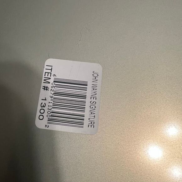 John Wayne Tin Sign The Duke Western Blank and White Cowboy Signature Retro - Picture 6 of 7